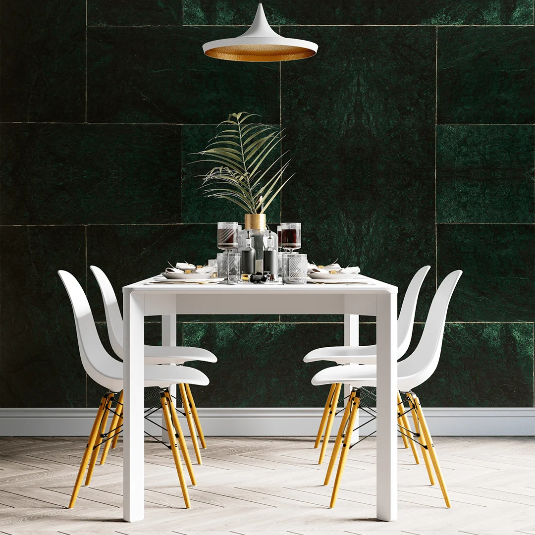 טפט קוביות ירוקות