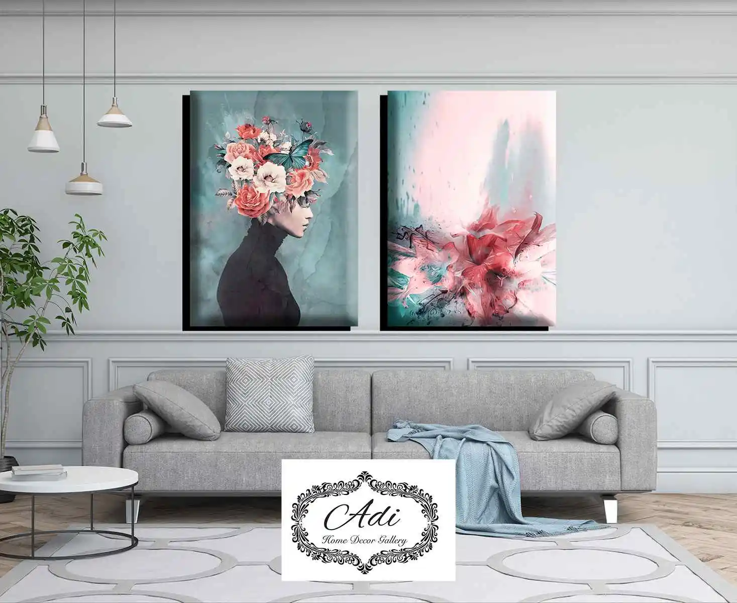 ⁦אישה ופרח⁩ – תמונה ⁦2⁩