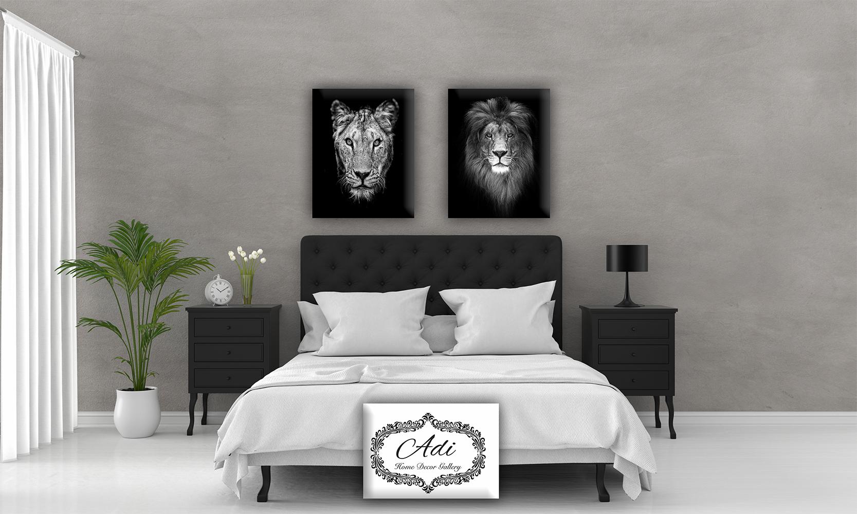 תמונה של אריה ולביאה