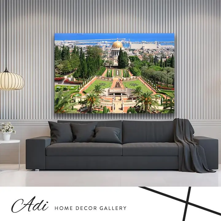 ⁦הגנים הבאיים - תמונה גדולה לסלון⁩ – תמונה ⁦2⁩