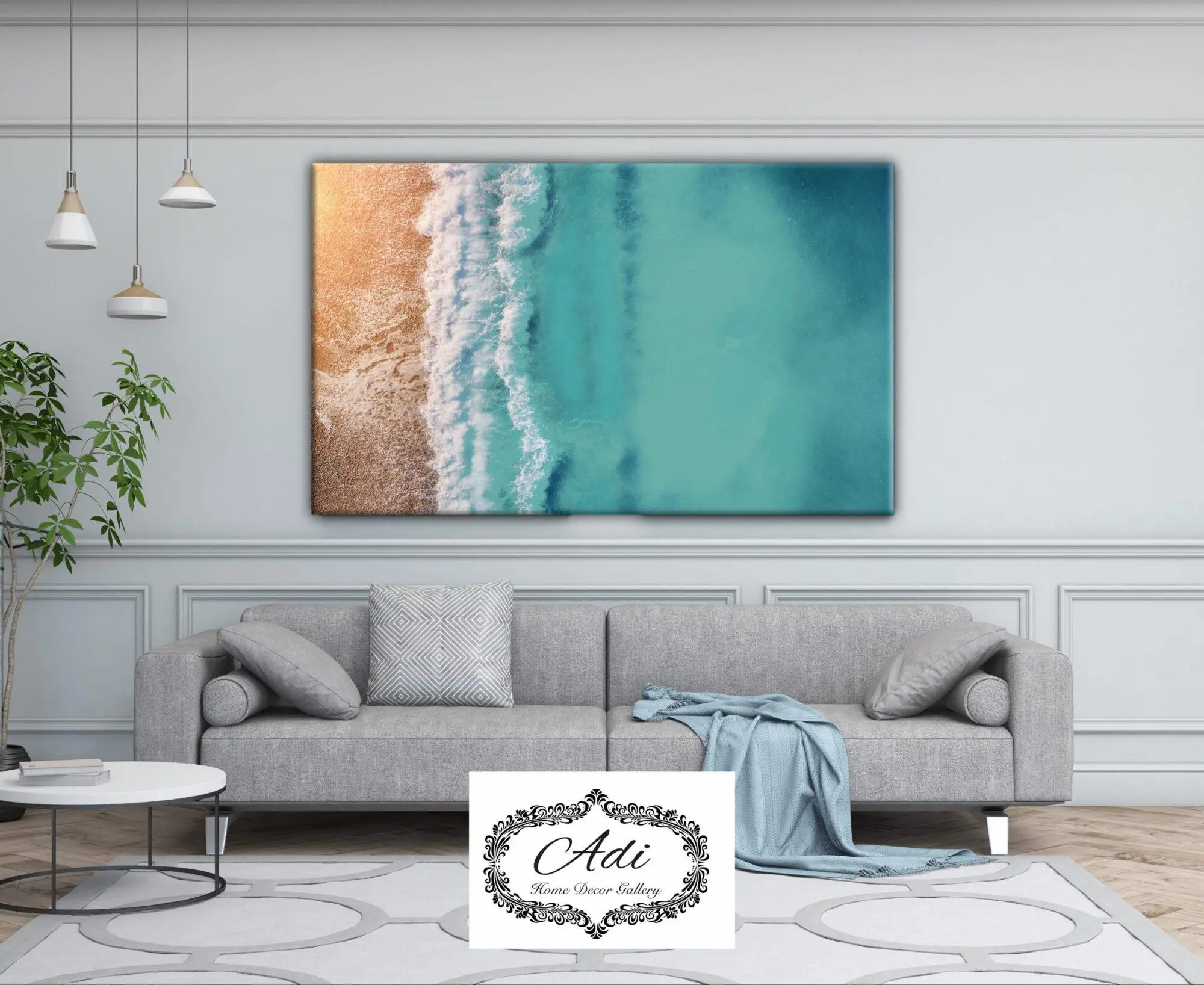 תמונה של חוף נוף ים