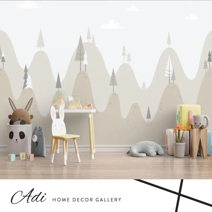 טפט "גלים" לחדר ילדים