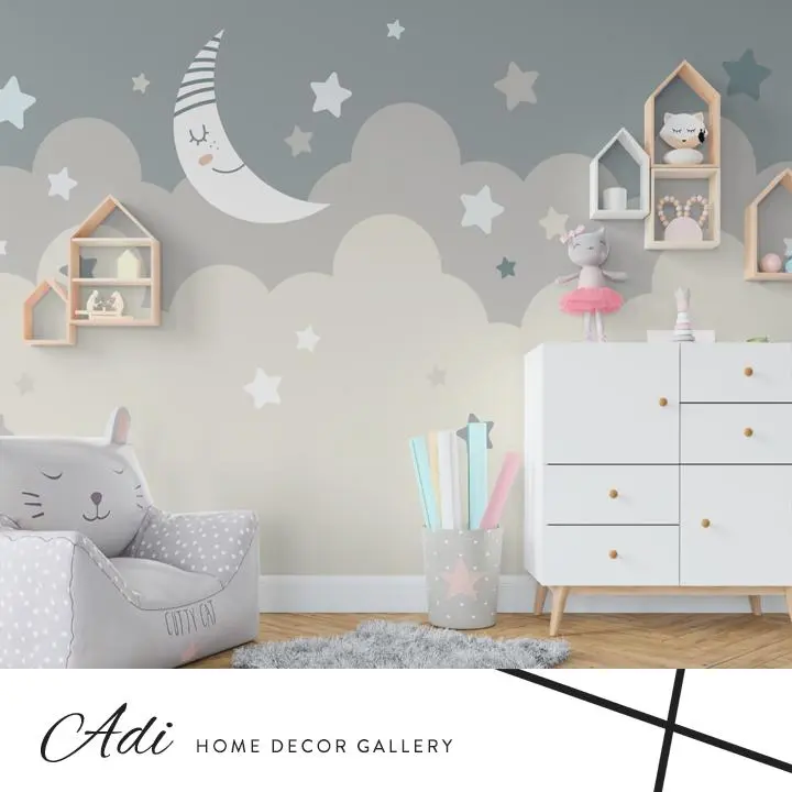 טפט "חלומות ועננים " לחדר ילדים