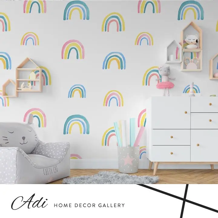טפט קשת לחדר ילדים