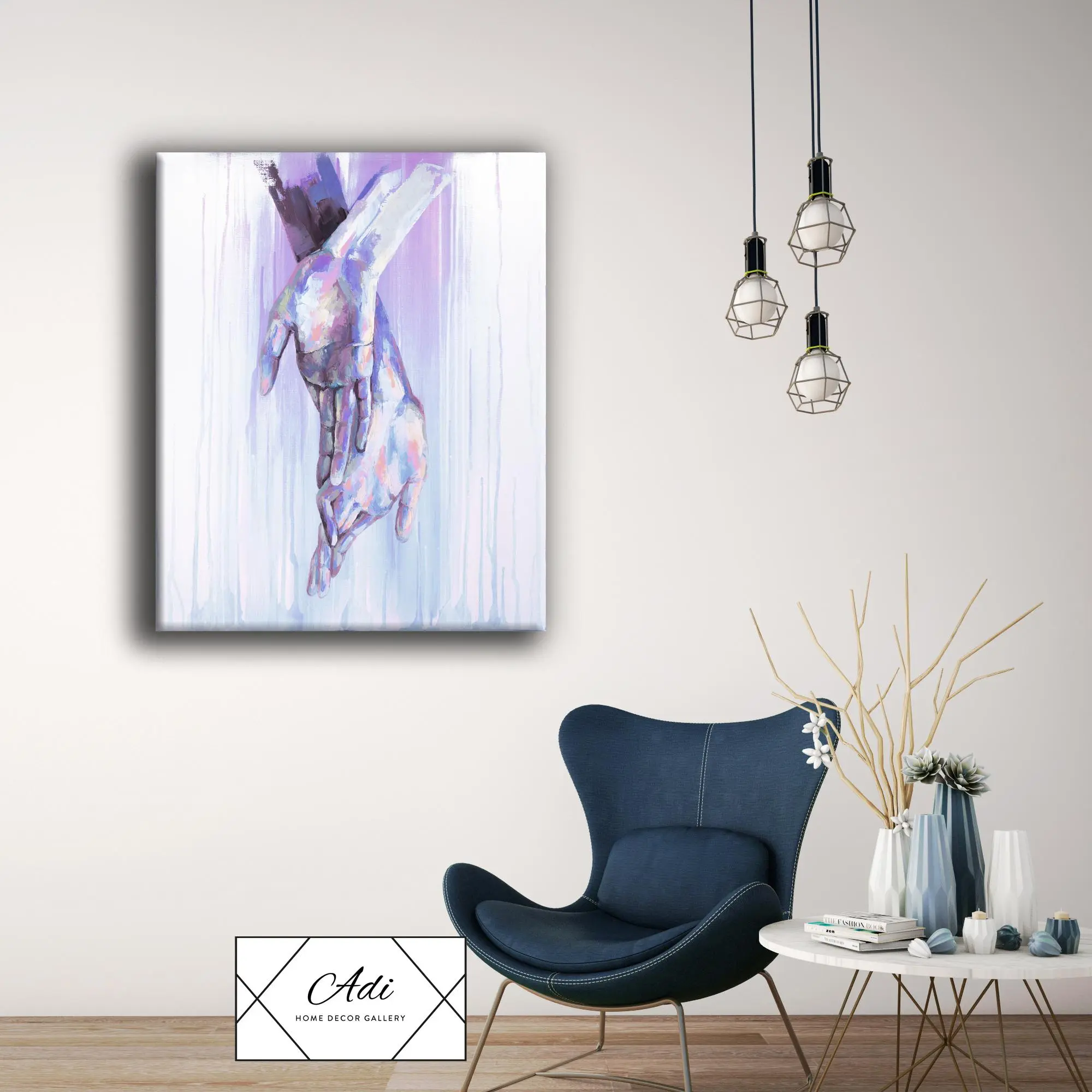 ידיים בסגול