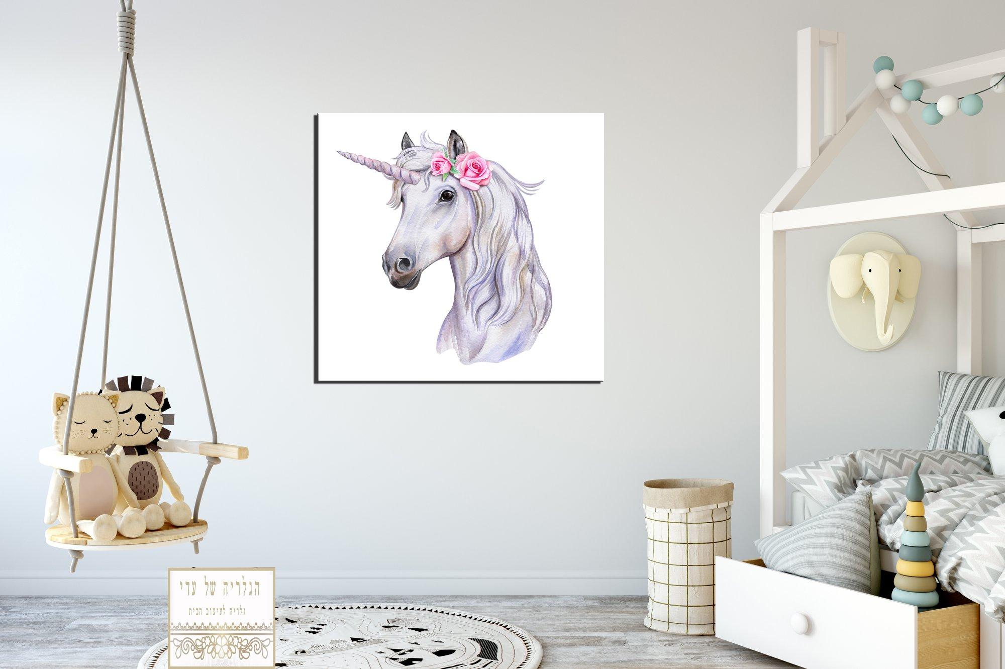 תמונה של חד קרן צבעוני גוון בהיר