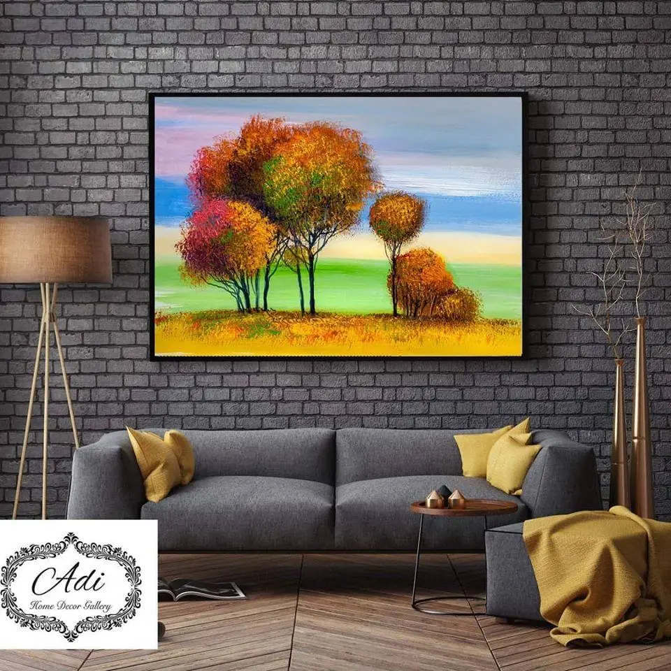 תמונת נוף עצים מרשימים צבעונית