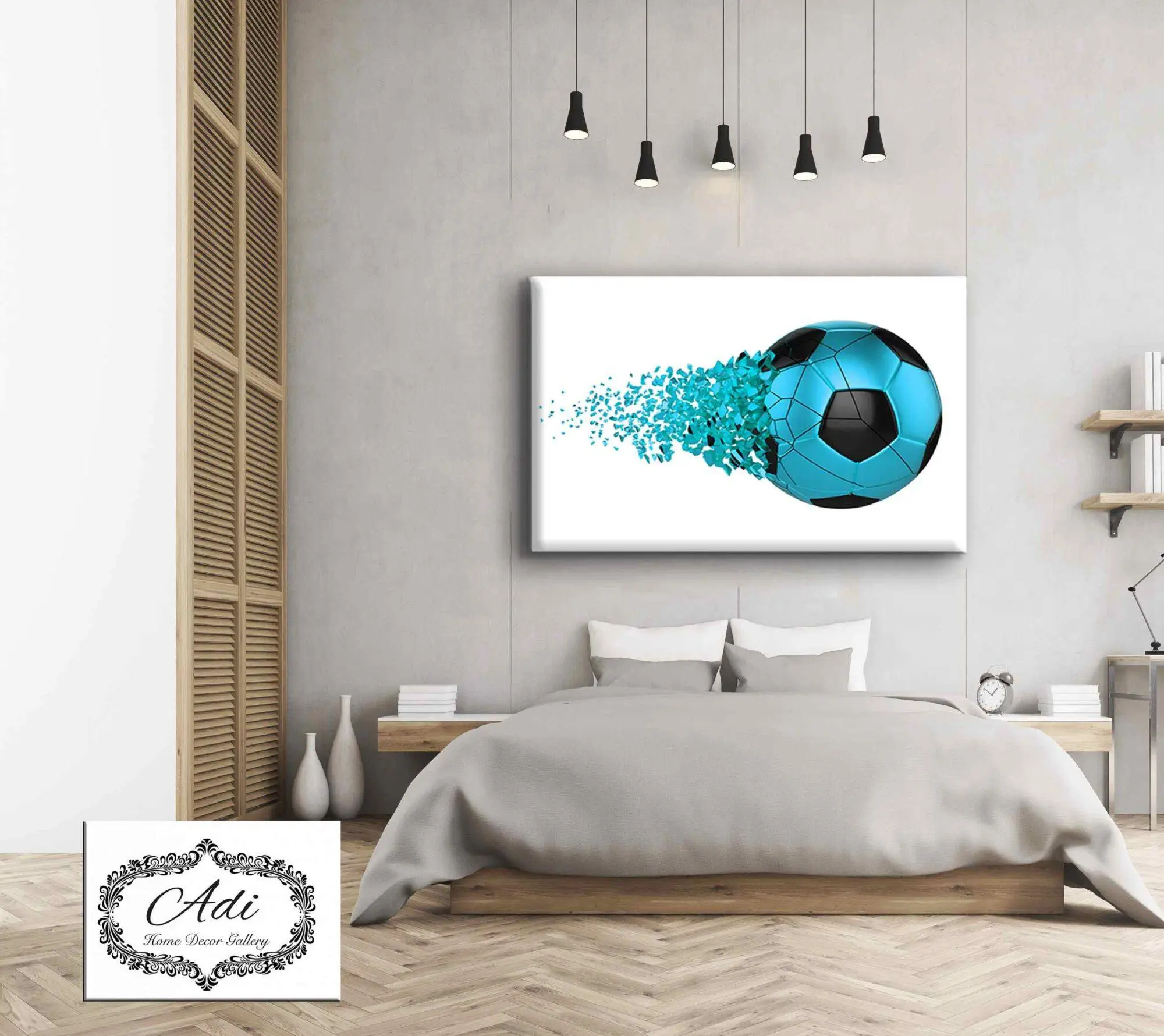 תמונה של כדורגל תלת מימד