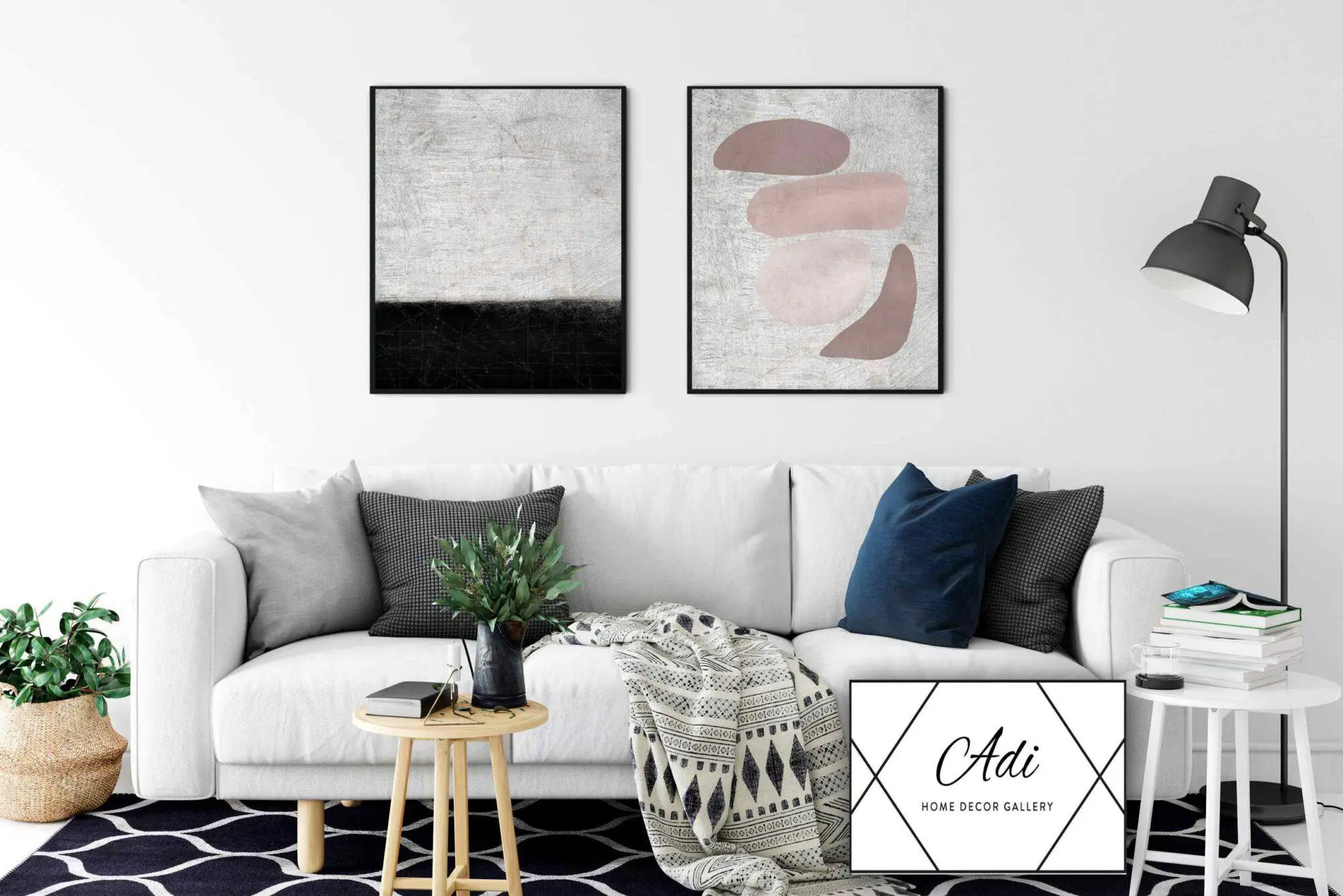 זוג תמונות נורדיות שחור לבן