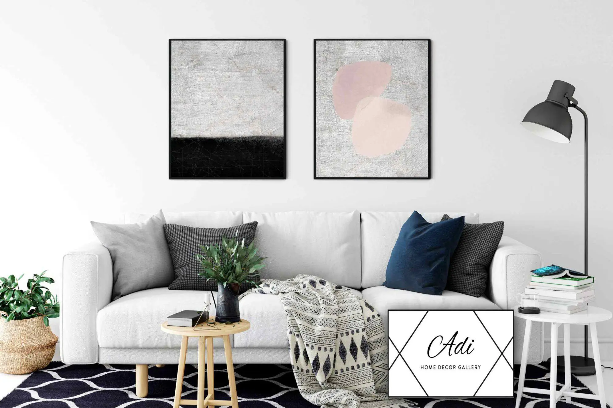 זוג תמונות נורדיות שחור לבן