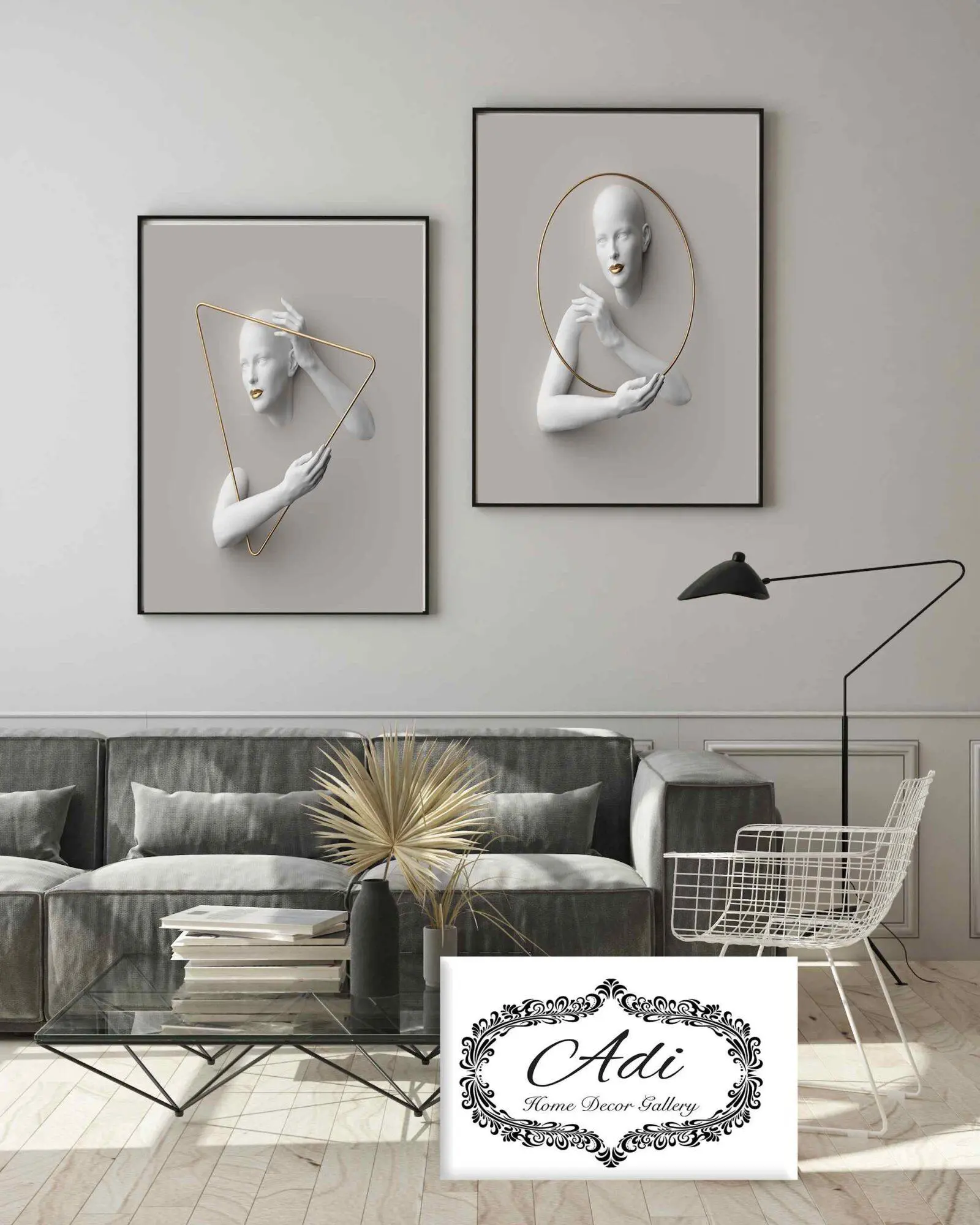 זוג תמונות של נשים בסגנון וינטג