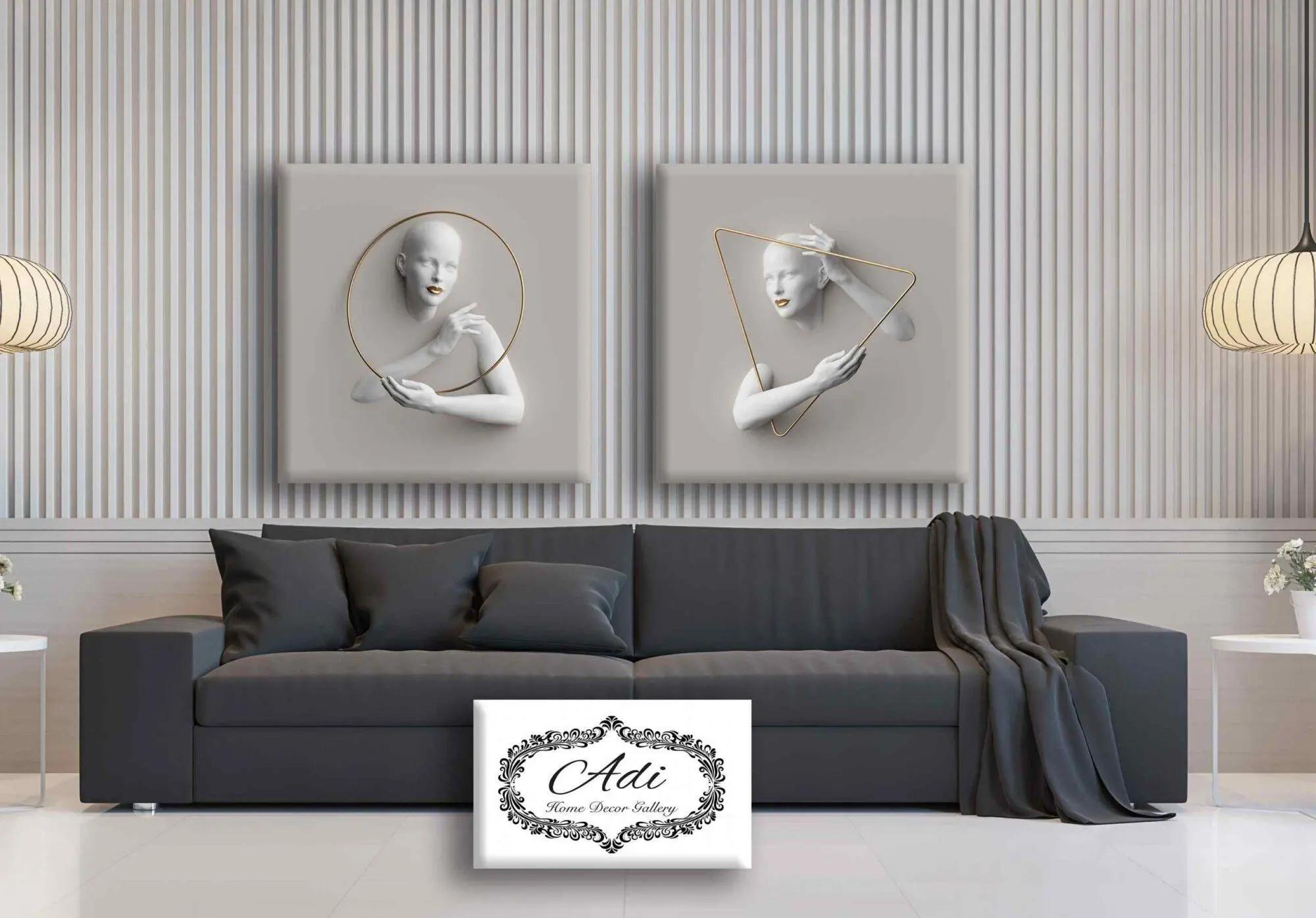 זוג תמונות של נשים בסגנון וינטג