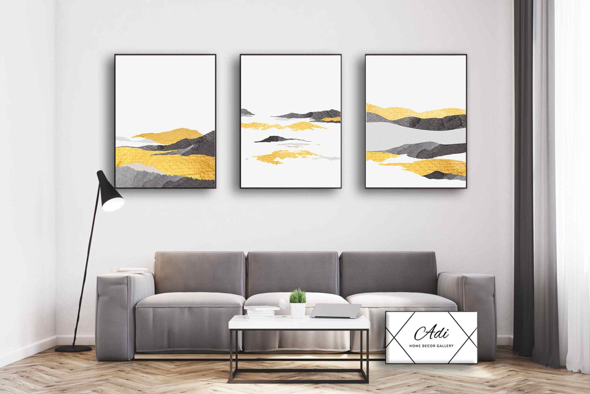 שלישית תמונות של אבסטרקט נוף