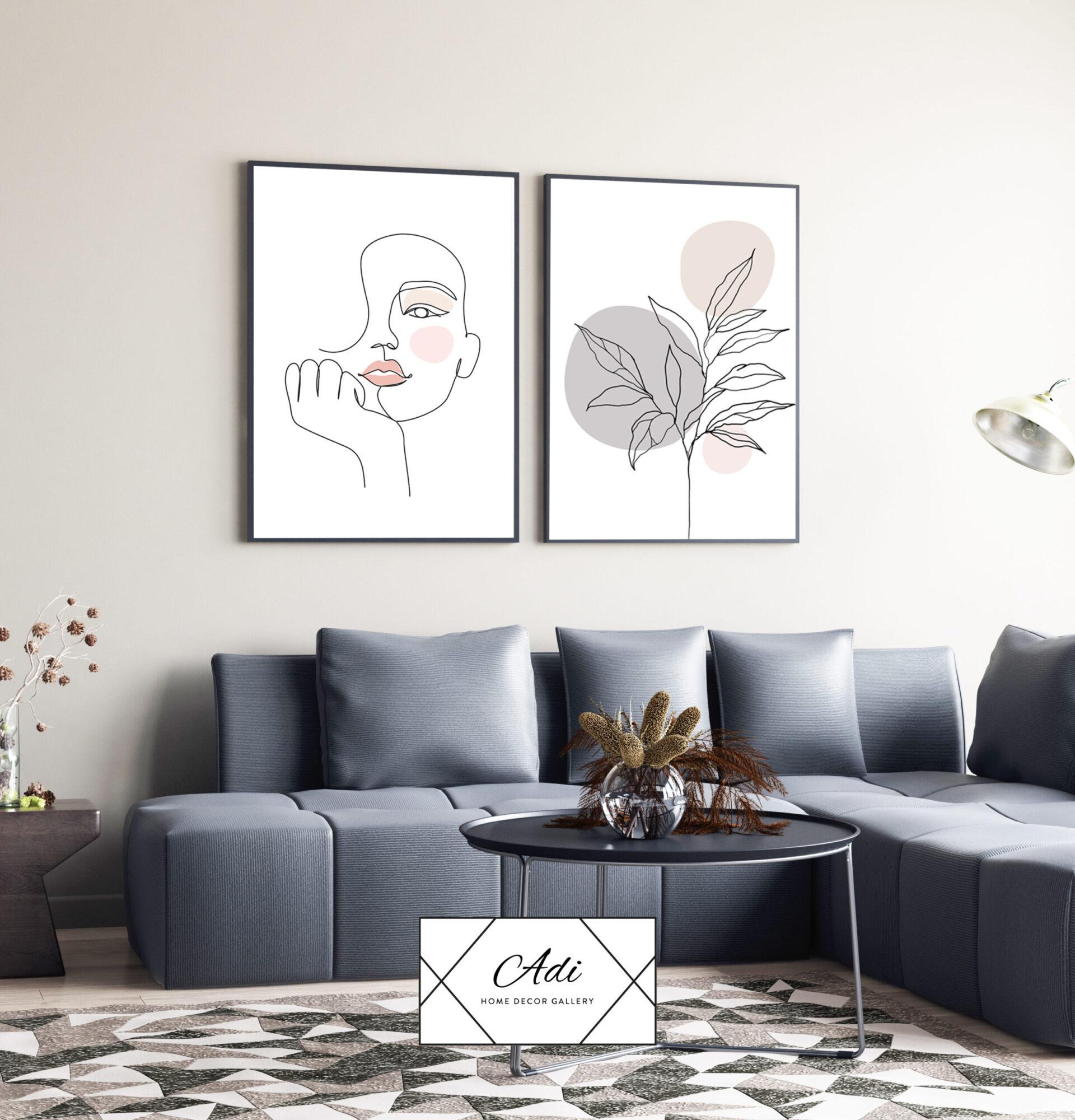 זוג תמונות של ארט ליין