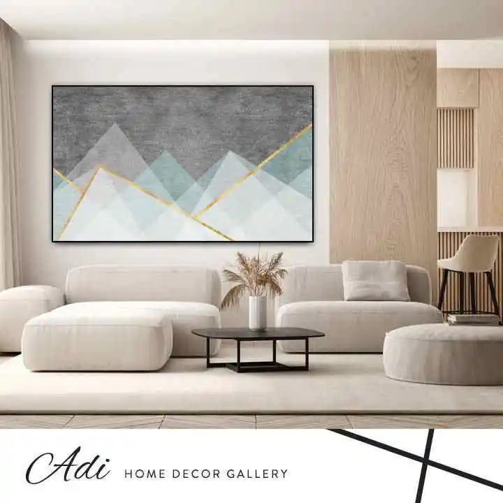 אבסטרקט אפור טורכיז