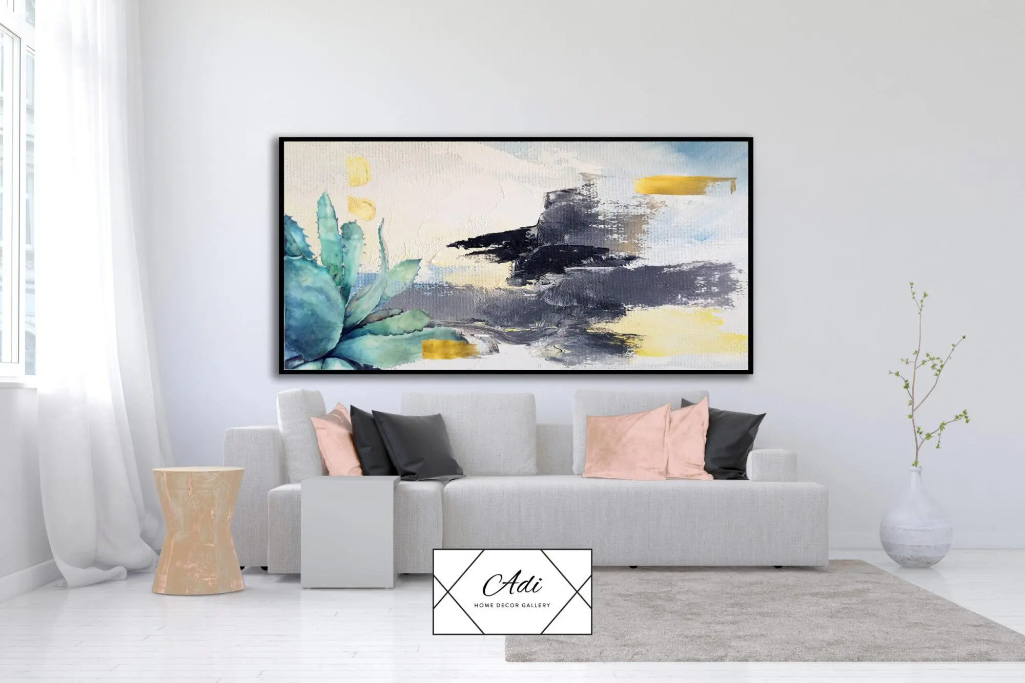 תמונה אומנותית של מריחות צבע