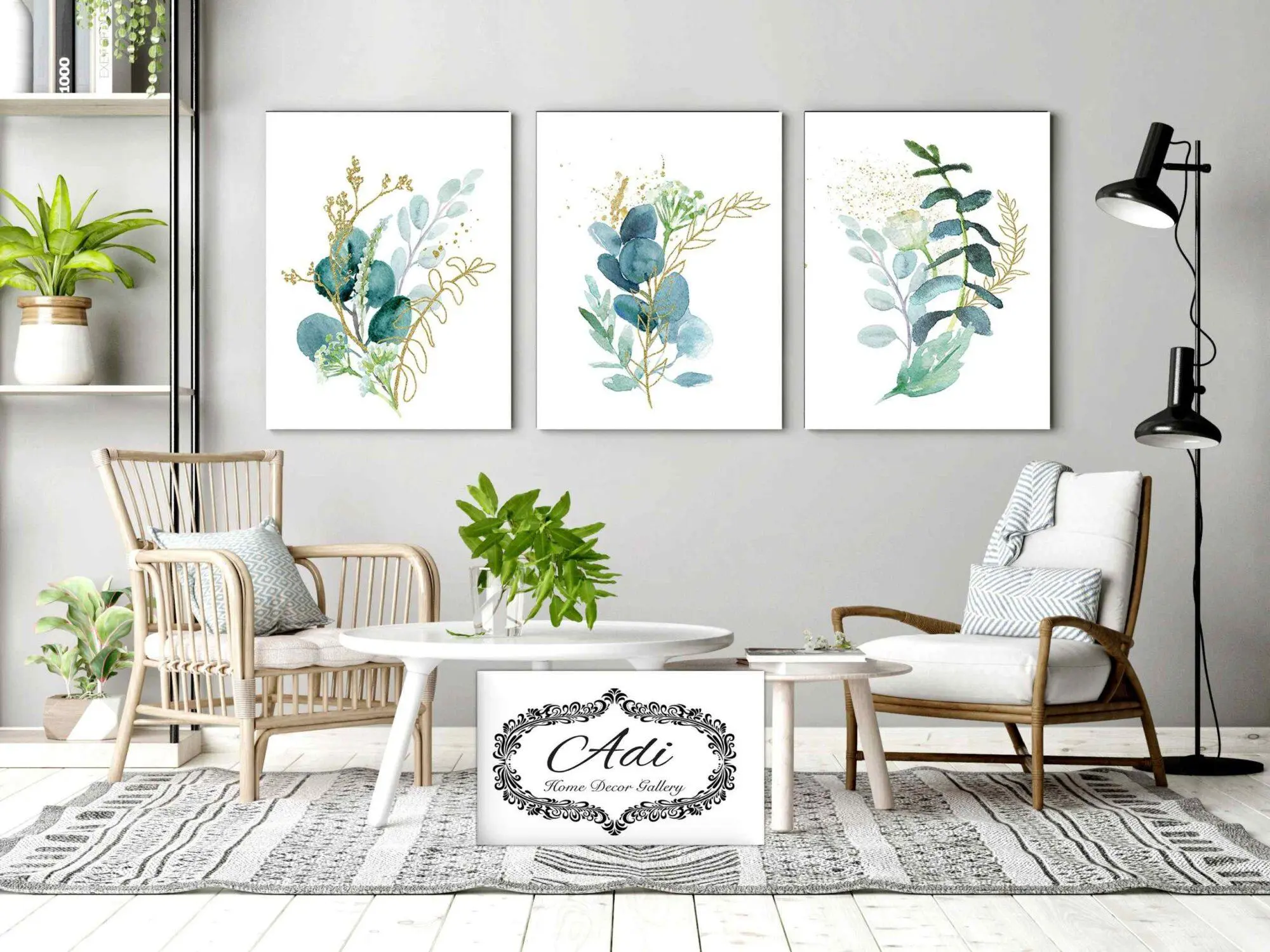 שלישית תמונות עלים ירוק זהב