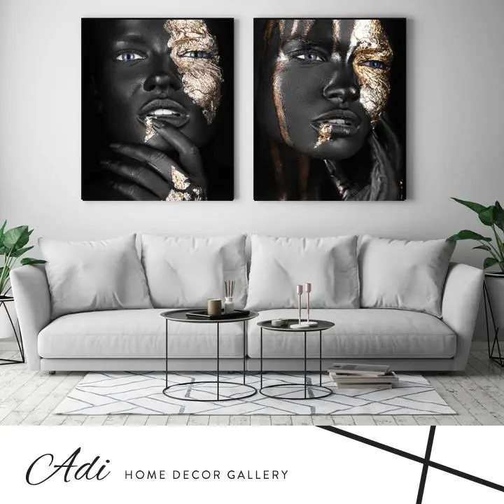 זוג פנים בזהב