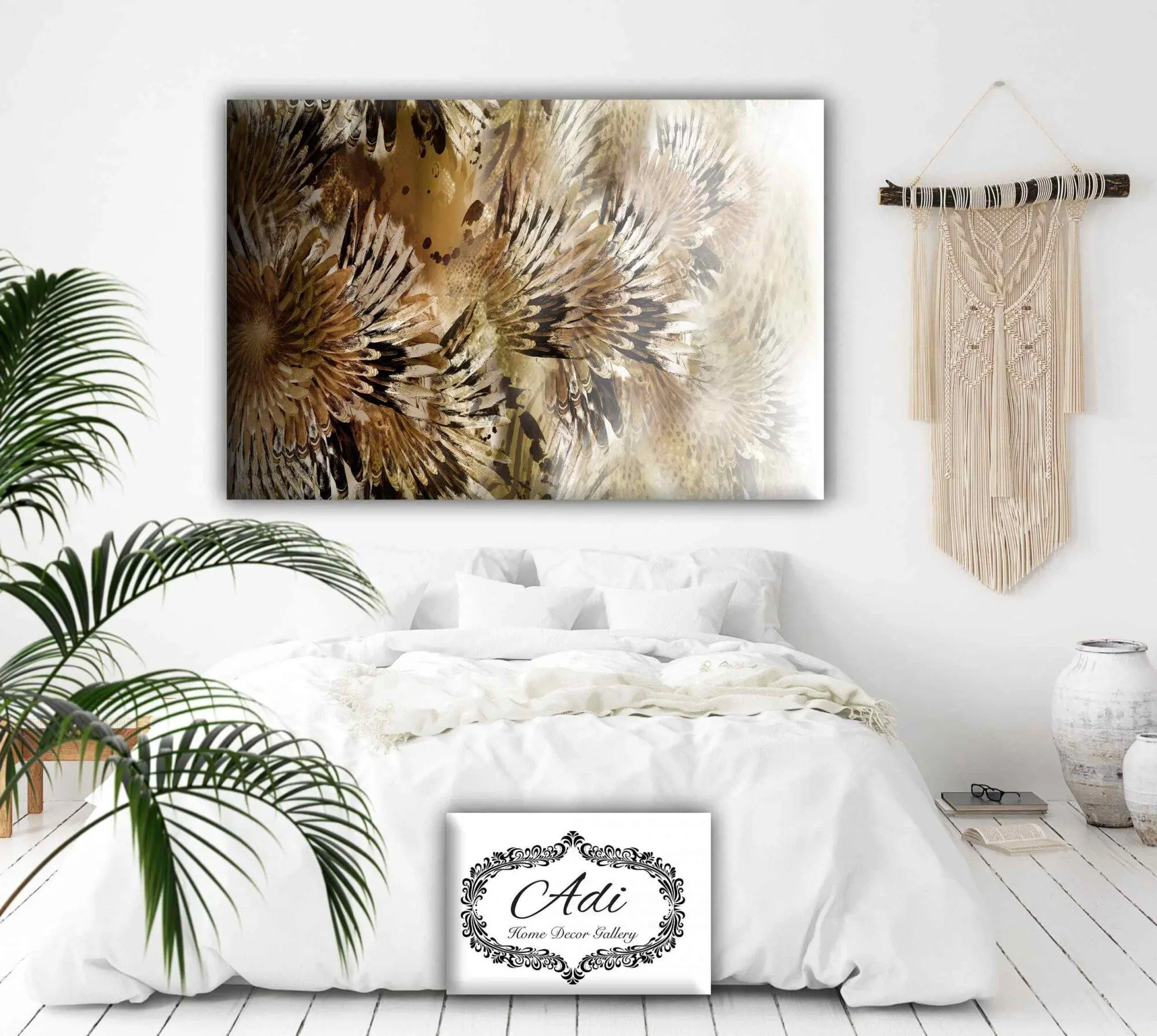 תמונת אבסטרקט נוצות