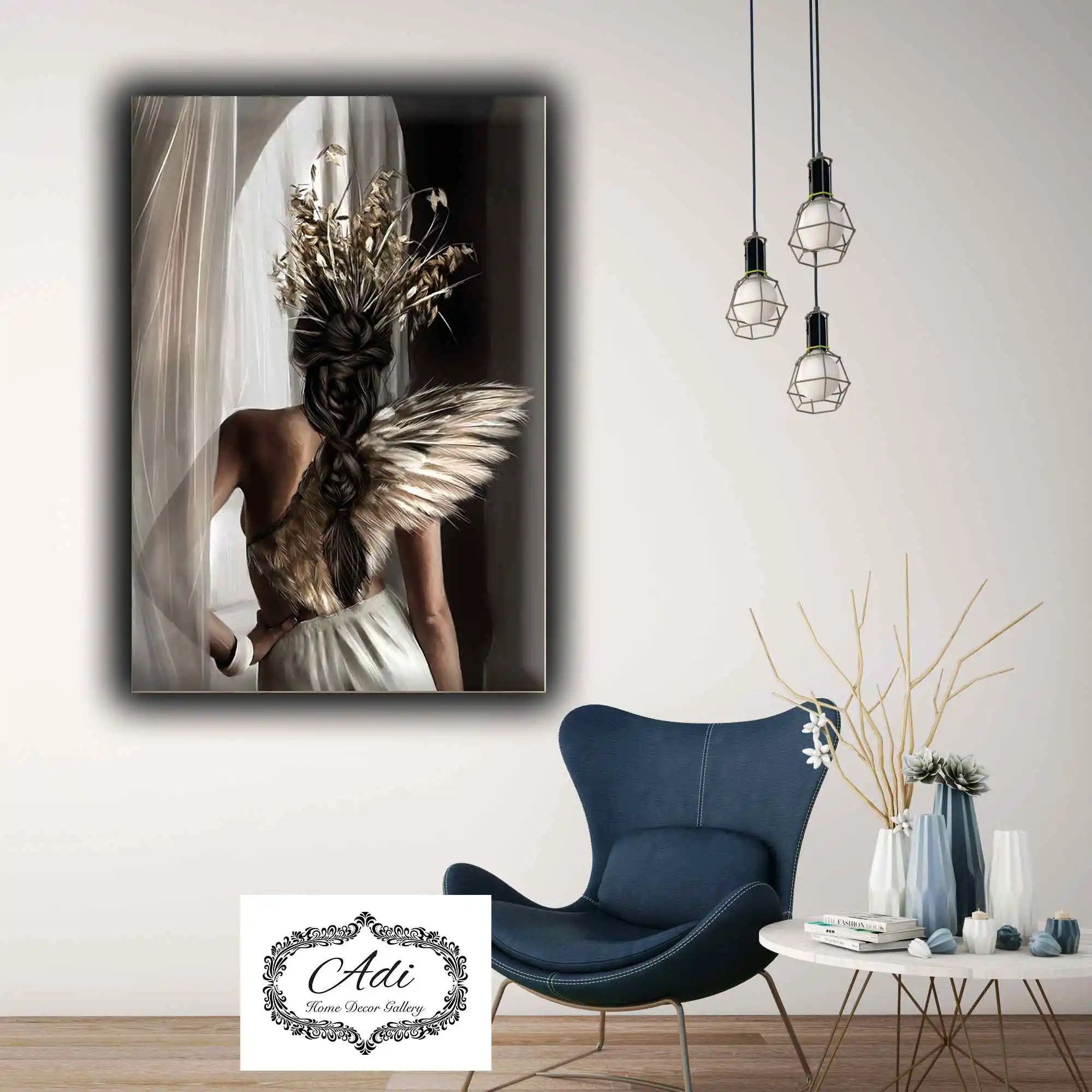 תמונה של אישה מלאך