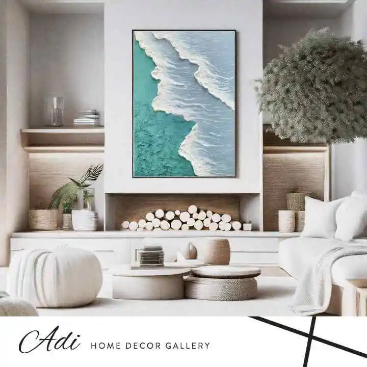 חוף ים בגווני טורכיז