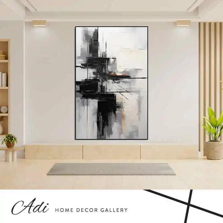 תמונת אבסטרקט שחור לבן