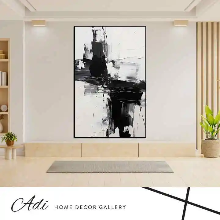 תמונת אבסטרקט שחור לבן