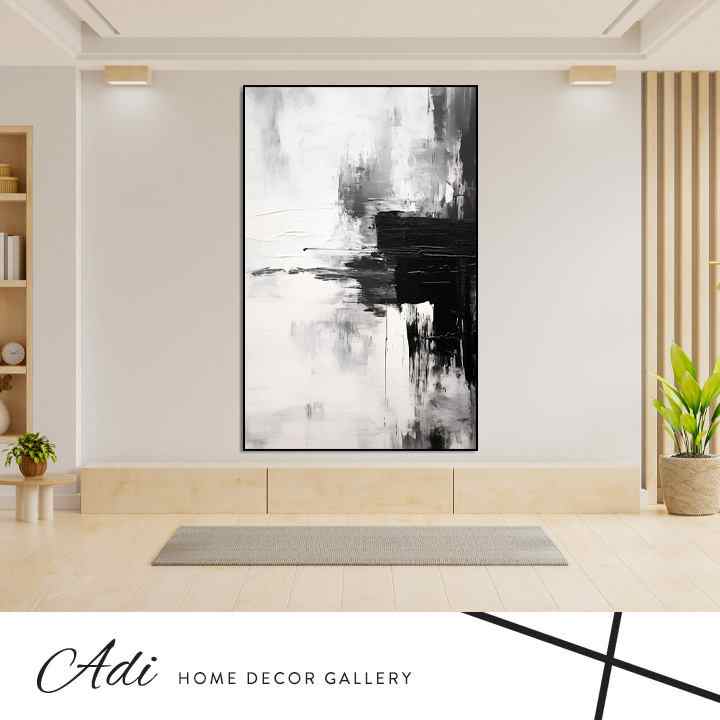 תמונת אבסטרקט שחור לבן