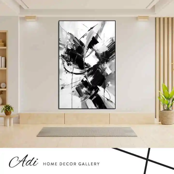 תמונת אבסטרקט שחור לבן