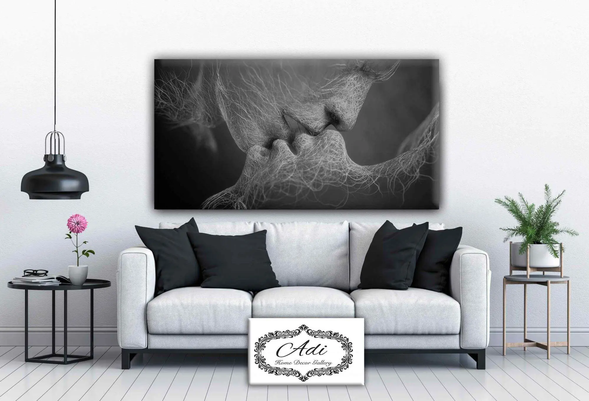 תמונה של זוג אנשים רומנטית לחדר שינה