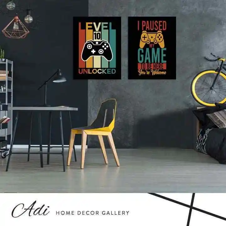 זוג תמונות קנבס גיימינג לנוער