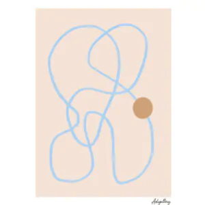 Horizon Line – תמונת קנבס מודרנית ללובי