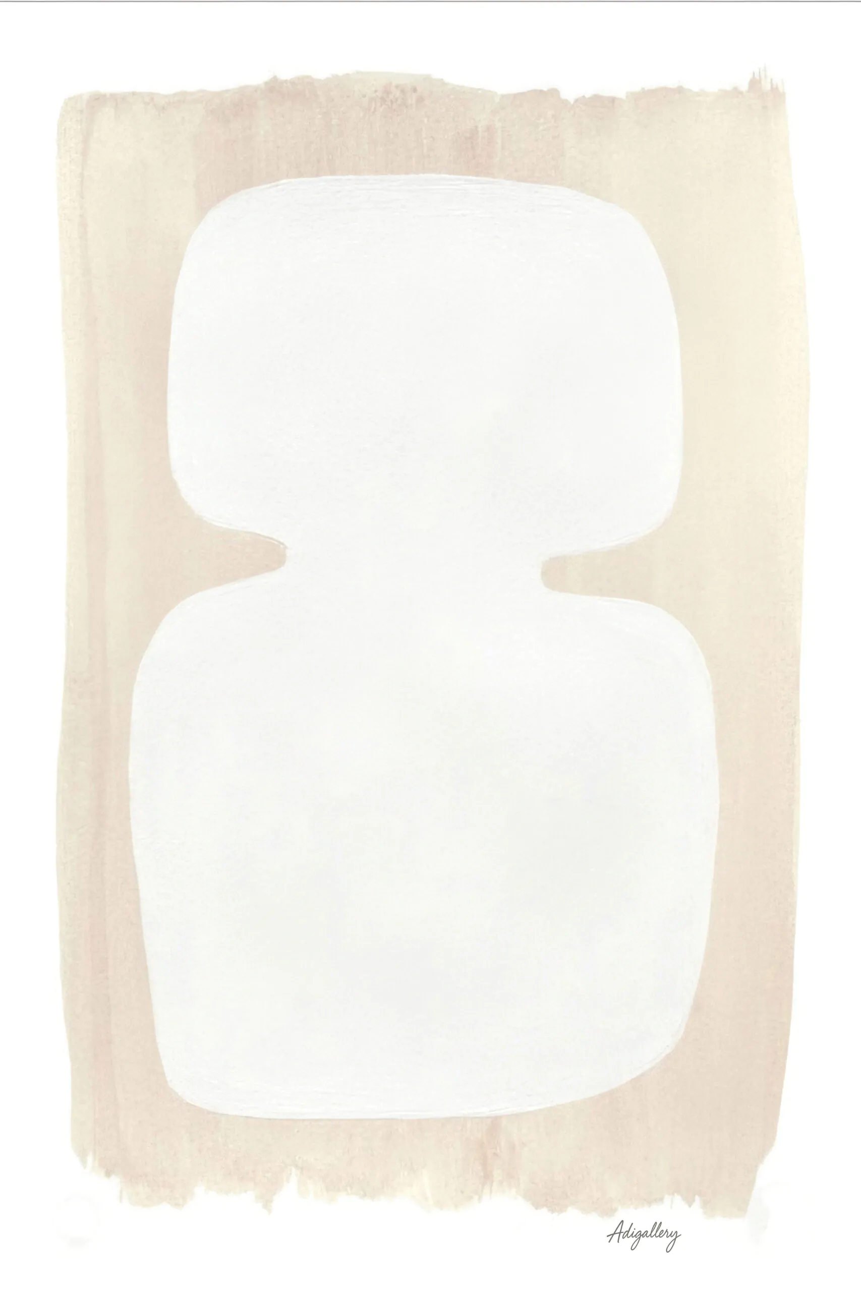 Pure Form – תמונת קנבס לחדרי מלון